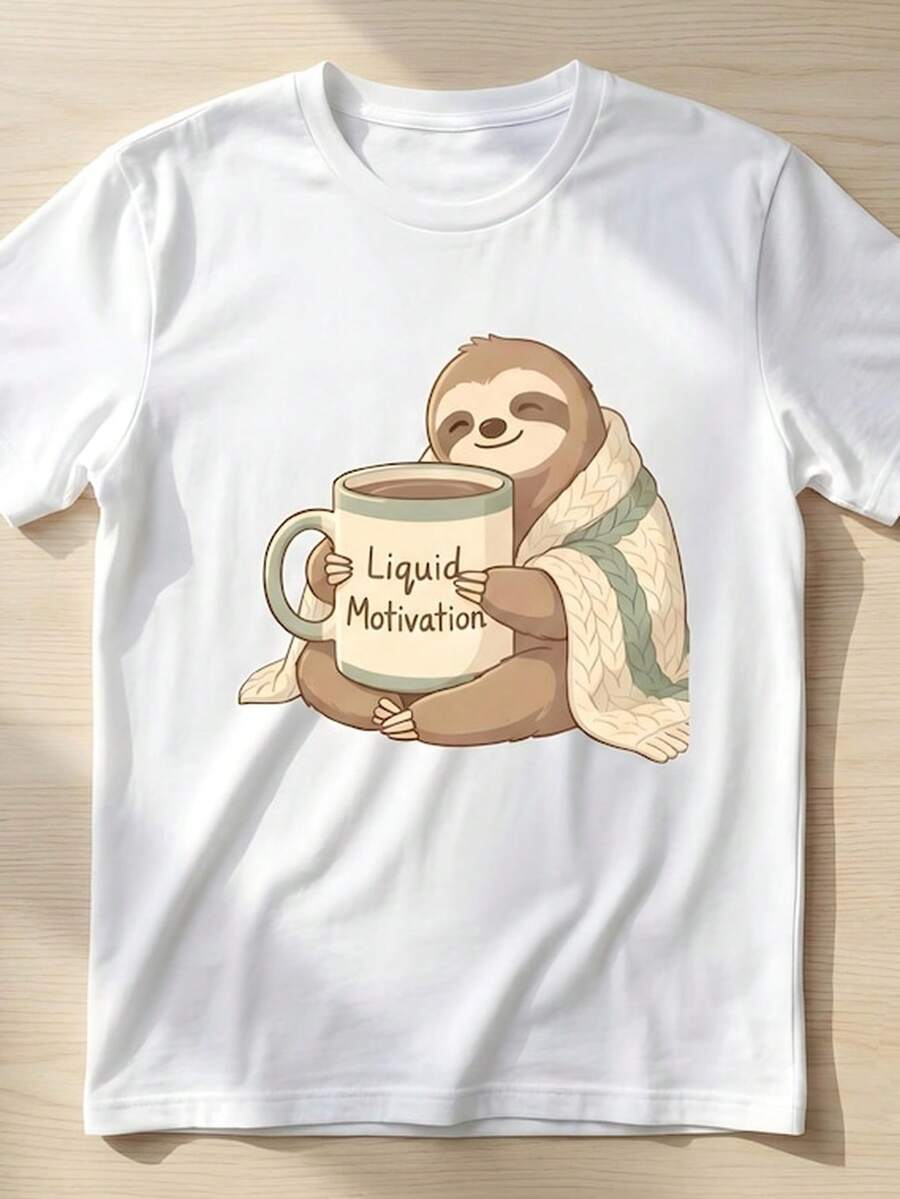 other Coffee T1S1HI1ROzy Animal Lover Graphic T1EE, Liquid Motivation Print.