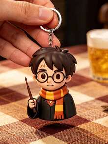 Série de TV Americana Harry Potter - Chaveiro Harry Potter - Figuras Fofas de Ron, Hermione, Voldemort - Penduradores de Bolsa para Homens e Mulheres - Multicolorido - Visão 5