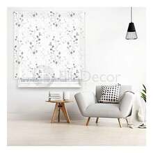 KIWI Translucent Roller Blind With Digital Floral Print, Sizes From 90 To 170 Cm Wide X 180 Cm High, Easy Installation Digital Blind, Available In 7 Models - Pink - View 3