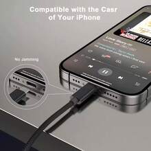 USB-C 转 3.5mm AUX 音频线，C 型音频线适配器，适用于车载扬声器耳机，兼容 17/17Pro/16Pro/16/15/15Pro/ - 彩色 - 查看 3