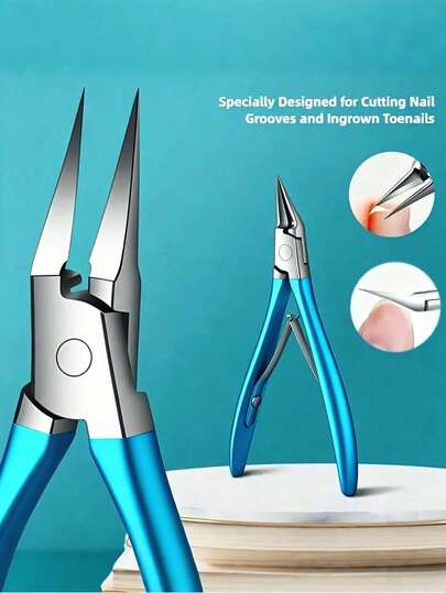 Professional German Eagle Claw Nail Clippers - Precision Scissors For Thick Nails, Suitable For Trimming And Pedicure Care, Nail Clippers For Men's Thick Nails, Professional Nail Clipper Set, Ergonomic Design, Sharp Blades, Durable Structure, High-Quality Steel, Trimming Tool, Home Manicure, Professional Salon