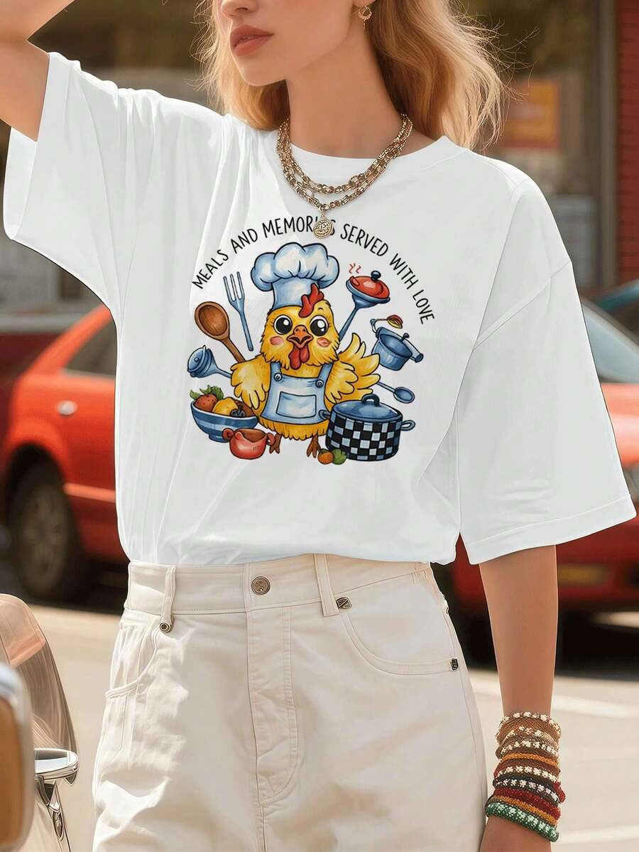 Women T-Shirts - White - View 1