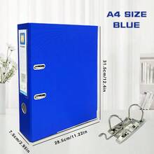1个3英寸A4/FC活页夹，双环活页夹，带标签夹和指孔，大容量文件整理器，适用于学校和商务场合 - 單件 - 查看 20