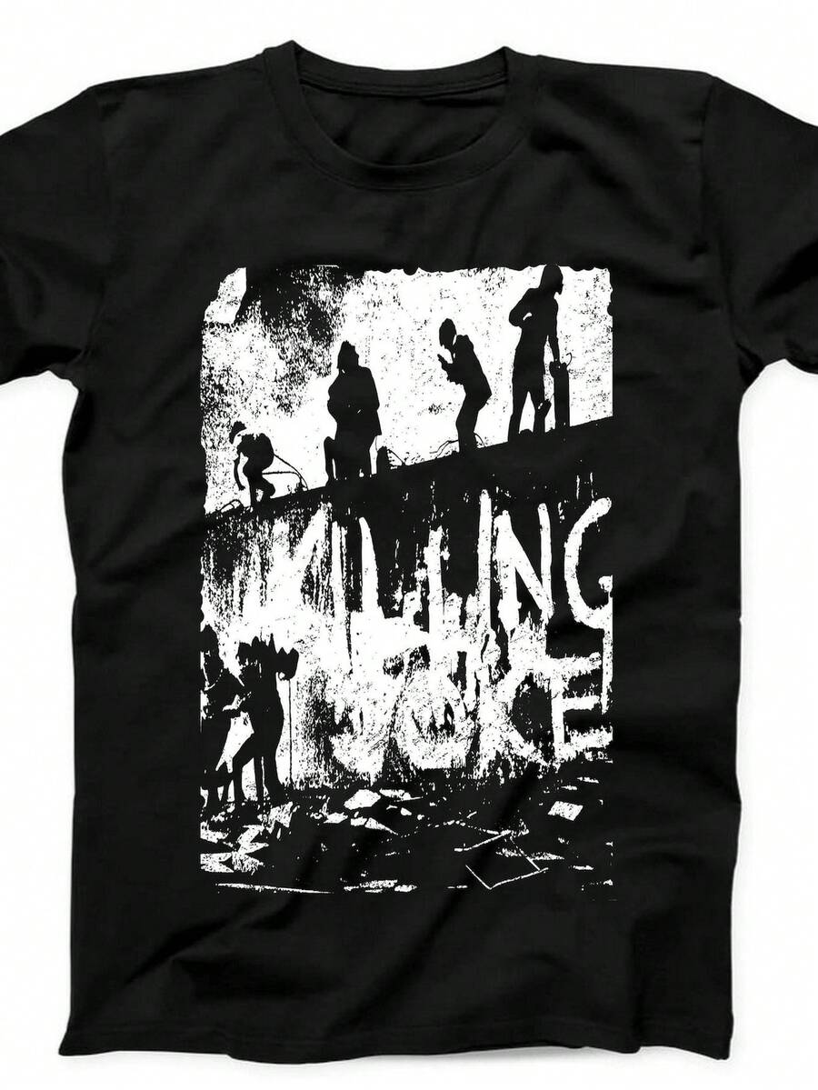 Killing Joke Punk R1OCk 1er Álbum Música Top Regalo Bolso de mano Camiseta negra Sudadera Sudadera Sudadera con capucha B447.220g unisex 100 algodón Camiseta Peso ideal para todas las estaciones, adecuada tanto para hombres como para mujeres. Tejido de alta calidad y duradero, suave al tacto y de larga duración. Top transpirable, adecuado para el uso de otoño de las mujeres, uso de vacaciones, Día de la Madre, celebraciones del Día de la Independencia y como regalo. - Negro - Ver 1