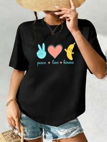 Women T-Shirts - Black - View 2