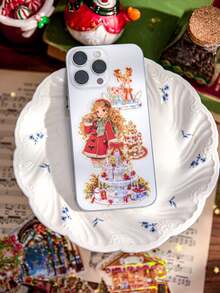 (4 verschiedene Designs) 1 Packung mit 15 Stücke Weihnachts-Themen Aufkleber, kreative ästhetische Aufkleber-Abziehbilder, DIY Dekorations-Scrapbooking Bastelmaterialien, Urlaubsgeschenk, personalisiertes Sammelalbum Schulmaterial - Ein süßes Weihnachten - Übersicht 10