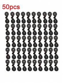 50pcs Shade Clips, Sturdy Round Plastic Fasteners, Suitable For Sunshade Canopy, Patio Mesh Tarp And Garden Cover - Multicolor - View 11