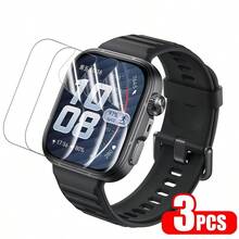 3pcs Full Coverage Curved Anti-Scratch Screen Protector Film For Huawei Watch Fit 5 Pro/Fit 5 Smart Sports Watch, Soft Hydrogel Film - Clear - View 8