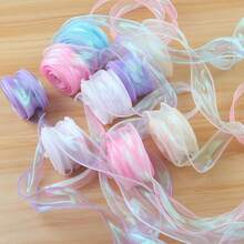 10入蝴蝶結禮品裝飾帶 花店花卉裝飾帶 花卉包裝材料 禮品包裝緞帶 彩虹魚尾緞帶 禮品裝飾緞帶 禮品包裝帶 蝴蝶結 禮品包裝用品 節慶裝飾帶 - 禮品絲帶 - 查看 7