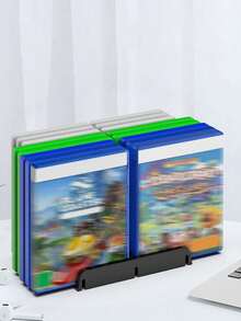 16-Slot High Capacity Game Disc Storage Holder Stand, Suitable For Switch Game CDs, Black - View 5