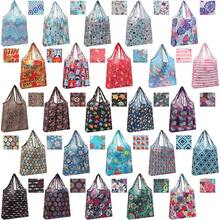 25 Pack Reusable Shopping Bags - Floral Grocery Bags - Foldable Tote Bags - Washable - Waterproof - Lightweight - Default - View 1