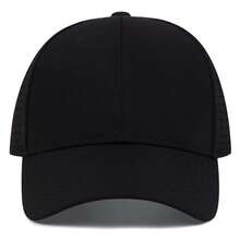 1pc Men's Solid Color Truck Driver Cap, Casual Baseball Hat, Street Fashion Outdoor Sun Protection, Suitable For Spring, Autumn Travel, Beach Holiday - Multicolor - View 7