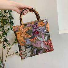 Backpacking & Camping Storage Bags - Multi-colored (orange Flowers Randomly Cut) - View 4