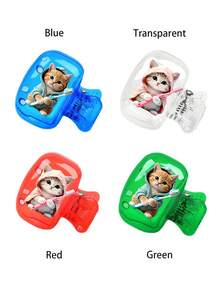 Portable Toothbrush Head Cover With Cute Blue And Pink Cat Pattern, Storage Box, Toothbrush Protective Sleeve, Essential Bathroom Accessory For Home, Business Travel, Daily Use And Outdoor Trips, Portable Toothbrush Storage Box And Travel Dust-Proof Toothbrush Head Cover, Protect Your Oral Health. Perfect Gift For Lovers, Friends, Family, Teachers, Travel Enthusiasts, Essential For Home And Dorm - Multicolor - View 9