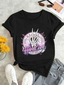 Women T-Shirts - Black - View 1