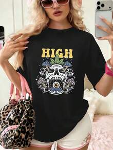 Women T-Shirts - Black - View 1