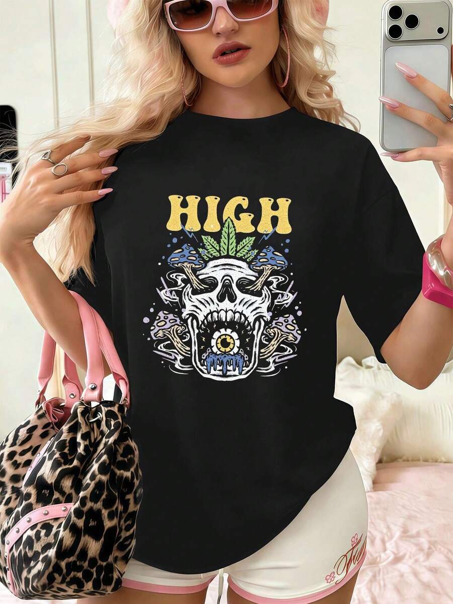 Women T-Shirts - Black - View 1