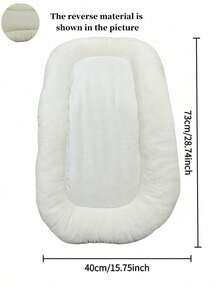 Bantal Kursi Goyang Portabel untuk Bayi Baru Lahir, Cocok untuk Bayi Usia 0-12 Bulan, Dapat Digunakan sebagai Kursi Lantai Bayi dan Alas Kursi Goyang di Rumah/Perjalanan (Krem/Warna-warni) - Bantal dudukan bayi - View 13
