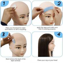 36pcs/Lot Supertape Waterproof Hair Tape Double Side Adhesive Super Tape For Lace Wig Toupee Replacement Hairdresser Accessories, Halloween - View 8