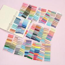 3200 Sheets, 16 Designs, Semi-Transparent PET Sticky Notes, Index Tabs, European Retro Transparent Stickers, Simple Solid Color Indicator Tabs, Student Office Supplies, 16 Designs - one-size - View 10