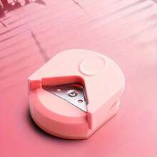 Round Corner Punch & Circle Cutter Snap Button Maker For Cards, Photos - Craft, Office & DIY Scrapbooking Tools, Scrapbooking Accessories, Compact Design, Precise Cutting - A - View 8