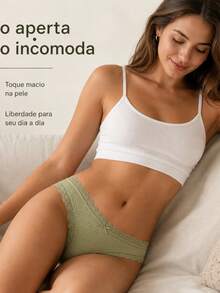 SET OF 6 PANTIES THAT DON'T SQUEEZE - Multicolored - View 3