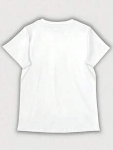 Camiseta Blanca - Negro - Ver 5
