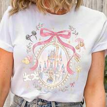 ComfortColors Retro Walt Disney World Shirt, Magic Kingdom Shirt, Disneyworld Shirt, Magical Castle Shirt, Disney Trip Tee, Disney Vacation  Disney Oversized T-Shirt - trắng - Xem 1