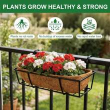 2pcs 24-Inch (Approx. 60.9cm) Coco Fiber Liner - Coco Liner For Window Boxes, Fence Planters | Coco Liner For Hanging Baskets, Planter Box Liners, 24-Inch (Approx. 60.9cm) Coconut Fiber Liner, Suitable For Planters. - A - View 7