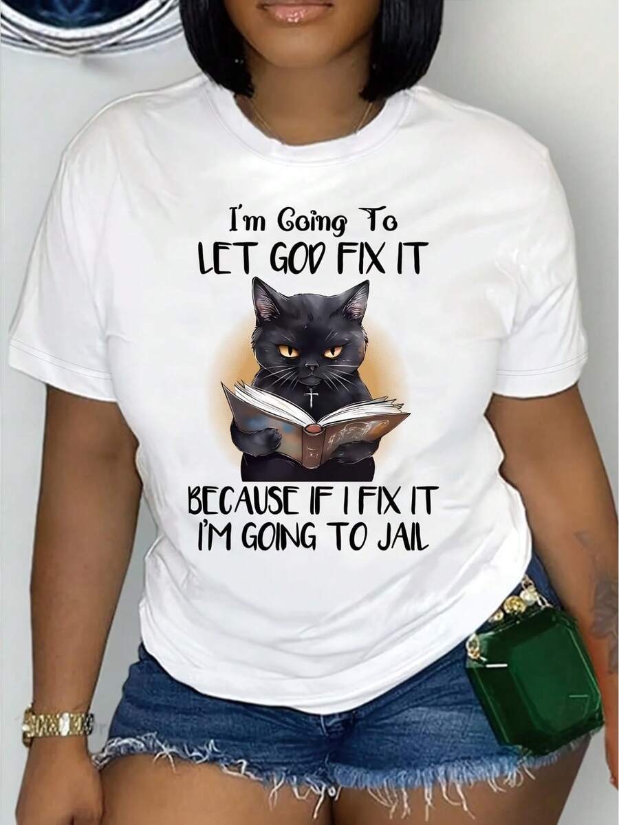 Dam-T-shirts - Vitt - Visa 1