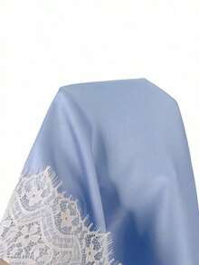 Top de tirantes negro minimalista de unicolor para mujer - Azul - Ver 7
