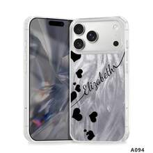 Ốp lưng điện thoại tự thiết kế tên, hình trái tim cá nhân hóa, tương thích với iPhone 17, 16, 15, 14, 13, 12, 11, 17 Pro Max, 17 Air, S25, S23, S22, S24 Ultra, A17, A07, A16, A15 và các dòng điện thoại khác, chất liệu TPU chống rơi, chống bám vân tay, bảo vệ toàn diện, món quà lý tưởng cho cá nhân, người yêu, Halloween, Giáng sinh, Năm mới, Ngày của Mẹ, Ngày của Cha, gia đình, bạn bè, cặp đôi, sinh nhật, kỷ niệm. - Bạc - Xem 6