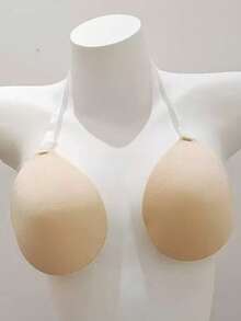 Damen trägerloser unsichtbarer Klebe-BH, wiederverwendbarer selbstklebender Silikon-BH ohne Rücken, Push-Up Lift, rutschfest, geeignet für trägerlose Kleider, Badeanzüge, Bikinis, Strand, Schwimmen, Hochzeit, Braut, Abendparty, Reise-Essential - mehrfarbig - Übersicht 9