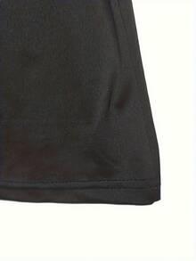 Talla Grande, Camiseta Oversize para Mujer - Estilo Coreano y Estampado de Corazón, Manga Corta, Cuello Redondo, Blusa Casual Transpirable de Verano, 1XL-5XL (Lavable a Máquina, Ajuste Unisex) - Negro - Ver 4