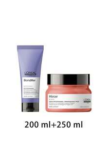 L'Oréal Professionnel [Bundle] Serie Expert Blondifier Conditioner 200 Ml + Inforcer Hair Mask 250 Ml - EXPERT SERIES - View 2