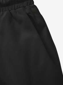 Men's Black Seagull Print Drawstring Casual Vacation Sweatpants - Multicolor - View 5