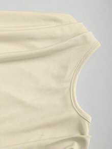 Conjunto de blusa casual elegante, ligera y cómoda con cuello asimétrico y volantes para mujer, ideal para primavera - Multicolor 8 - Ver 7