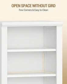 HaluPeit Meuble à Chaussures, Meuble D'entrée Rangement 18-20 Paires, Cloison Réglable, Commode à Chaussures pour Entrée, Salon, Chambre, Armoire, 10 Niveaux(40B cm), Blanc - Blanc - View 6