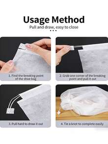 50/120/150 túi bảo vệ trái cây | Túi lưới nylon thoáng khí có dây rút, đặc biệt thích hợp cho nho và táo để ngăn côn trùng và chim chóc. - Nhiều màu - Xem 10