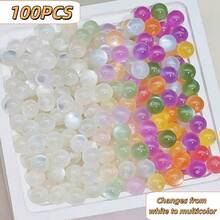 100pcs 8mm UV Color Changing Beads, Sunlight Sensitive Beads, Suitable For DIY Bracelets And Jewelry Making - 8mm In Diameter - View 16