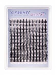 144 piezas Grupos de pestañas D Curl Manga de 8-18mm, suaves y naturales, para hacer pestañas postizas individuales DIY. Fáciles de usar, reutilizables para maquillaje diario. Grupos de pestañas, pestañas individuales, pestañas postizas. - Ver 3