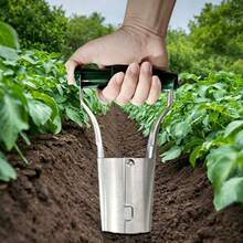 1pc Transplanting Tool | Gardening Hole Puncher, 3-In-1 Tool For Hole Punching, Transplanting, And Planting, Suitable For Home Vegetable Garden And Flower Garden, Easy Operation, Smooth Surface For Cleaning, Portable And Practical: Compact Size, Lightweight, Easy To Carry - A - View 1