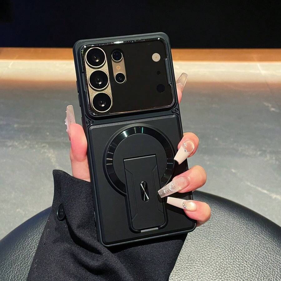 Ốp điện thoại đa năng với nam châm, giá đỡ và bảo vệ ống kính, tương thích với Samsung S26Ultra/S25ULTRA/S24ULTRA/S23ULTRA/S24/S25/S26 Galaxy A37 A36 A56 A57 S25FE A06 4G A16 A07 A17