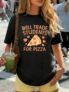 Women T-Shirts - Black - View 1