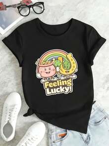 Women T-Shirts - Black - View 2