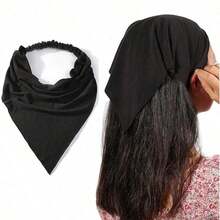 1pc With Anti-Slip Strap Triangle Scarf Absorbent Sweat, Women Bandana UV Proof Neck Protection Breathable Sweat Towel Women's Multi-Functional Hair Headwear, Headscarf Fall Winter Headbands For Women Hair Band Hair Accessories For Women For Vacation Outfits Woman - Nhiều màu - Xem 8