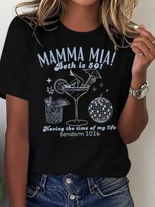 Women T-Shirts - Black - View 8