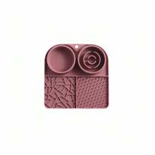 1pc Silicone Slow Feeder, Multifunctional Slow Food & Water Bowl, Portable Anti-Slip Cat/Dog Bowl - View 14