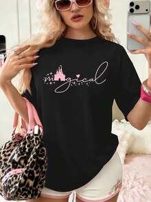 Women T-Shirts - Black - View 1