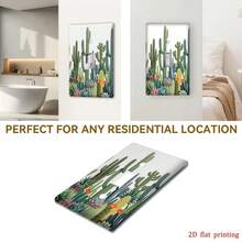 1pc Cactus Flower Switch Plate Cover - Modern Desert Style Light Switch Plate With Cactus Pattern, Easy Installation, Suitable For Bathroom, Office, Compatible With Outlet Covers, Adult Use, 2D Flat Design - Multicolor - View 5